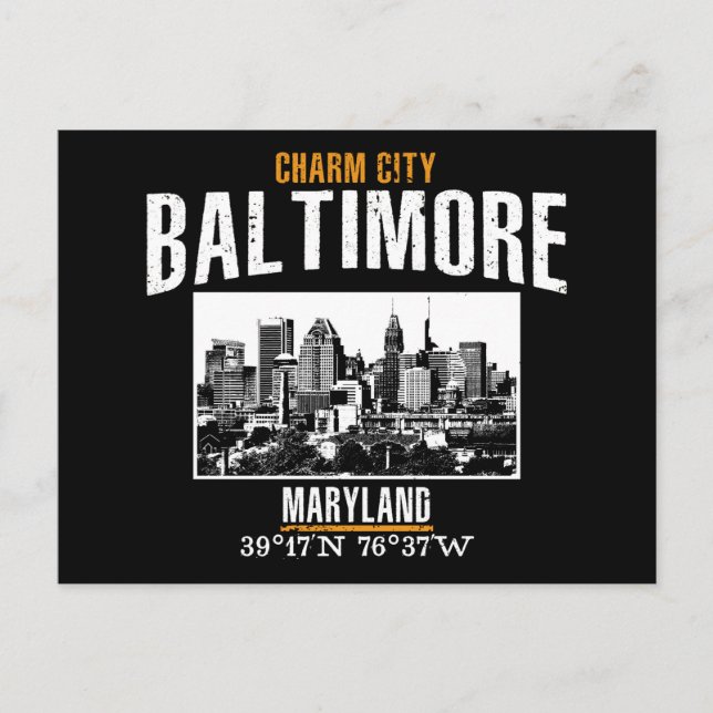 Baltimore Postcard (Front)