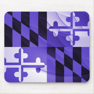 Baltimore Purple Maryland State Flag Mouse Pad