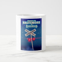 Baltimore Railroad crossing travel poster.