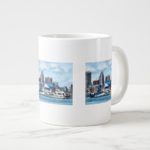 Baltimore Skyline and Harbour Large Coffee Mug