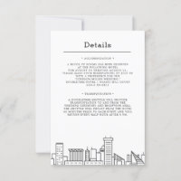 Baltimore Wedding | Guest Details