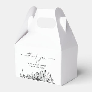 Baltimore Wedding Personalised Favour Box