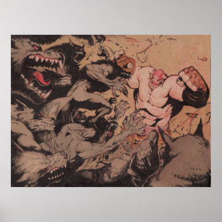 Balto attacked by werewolves poster