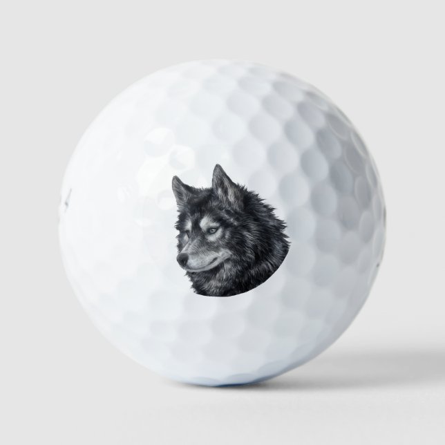 Balto Dog Golf Balls (Front)