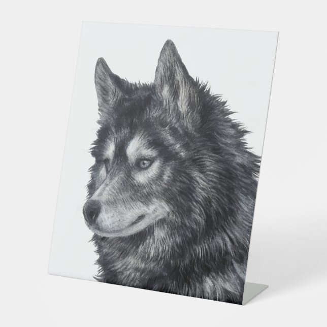 Balto Dog Pedestal Sign (Front)