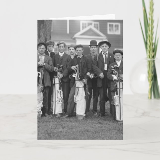 Baltusrol Caddies, early 1900s Card (Front)