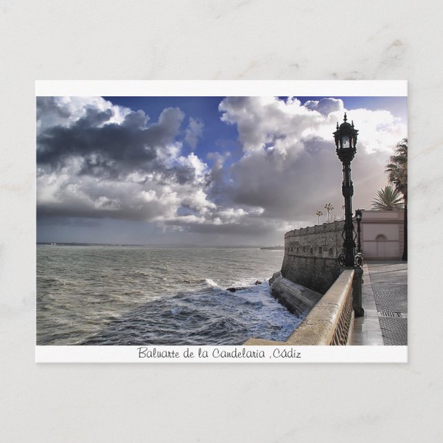 Baluarte de la Candelaria ,Cádiz Postcard (Front)