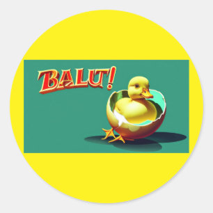 Balut! A Philippine Delicacy Classic Round Sticker