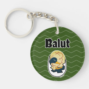 Balut egg duck embryo egg protein Filipino Key Ring