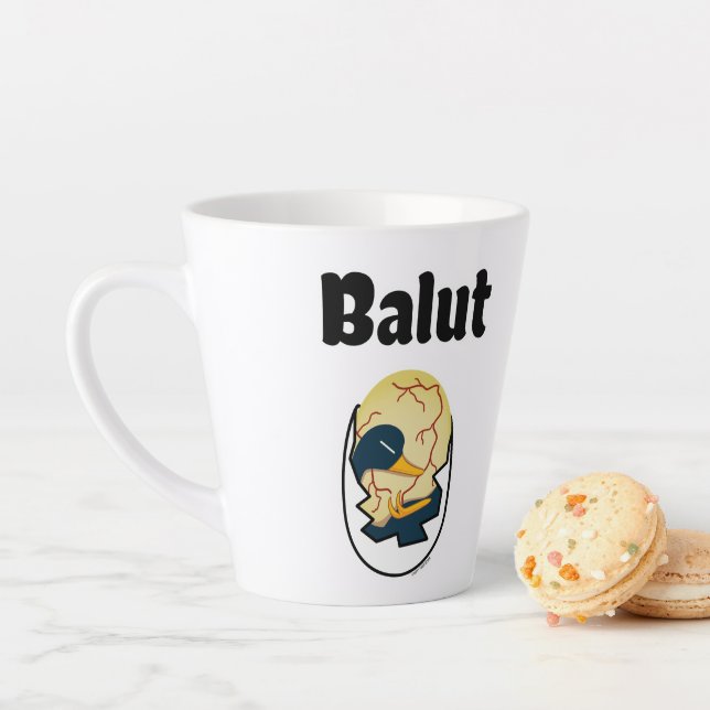 Balut egg duck embryo egg protein Filipino Latte Mug (In Situ)