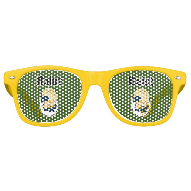 Balut egg duck embryo egg protein Filipino Retro Sunglasses (Front)