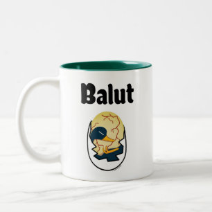 Balut egg duck embryo egg protein Filipino Two-Tone Coffee Mug