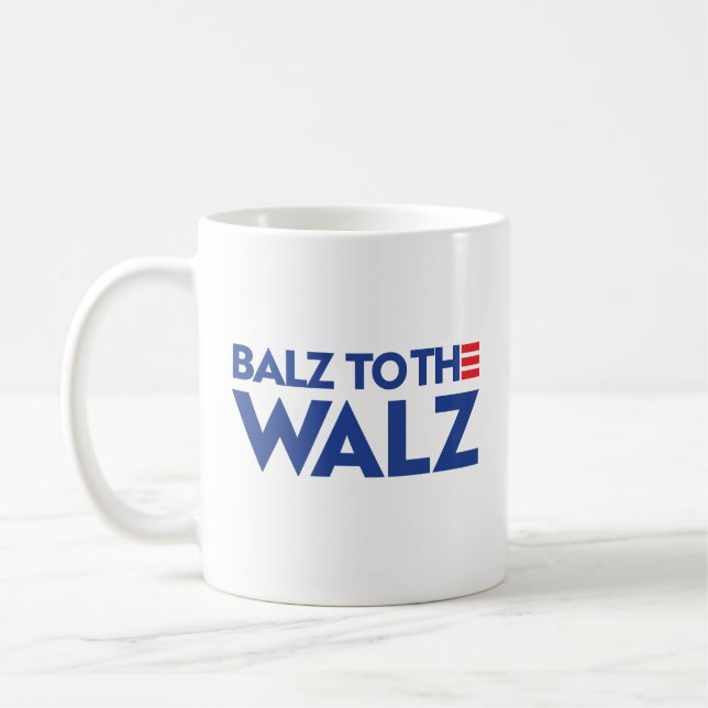 Balz to the Walz Coffee Mug (Left)