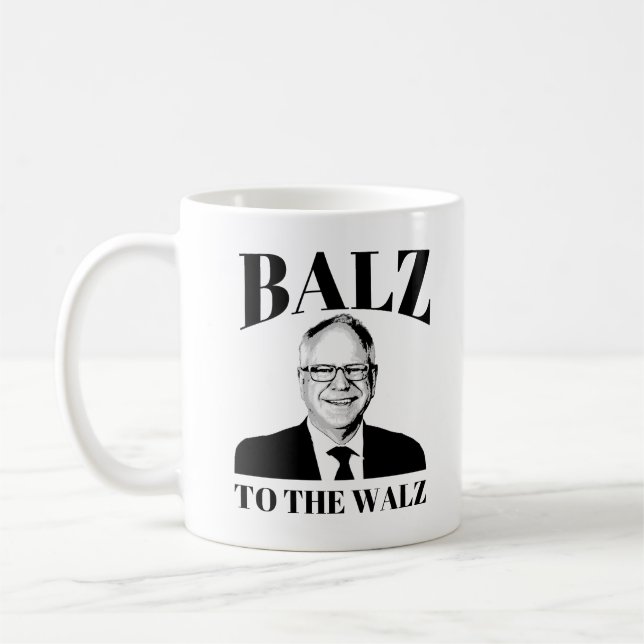 Balz to the Walz Coffee Mug (Left)