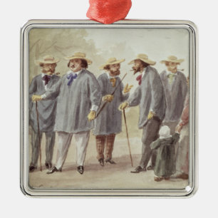Balzac and Friends Metal Tree Decoration
