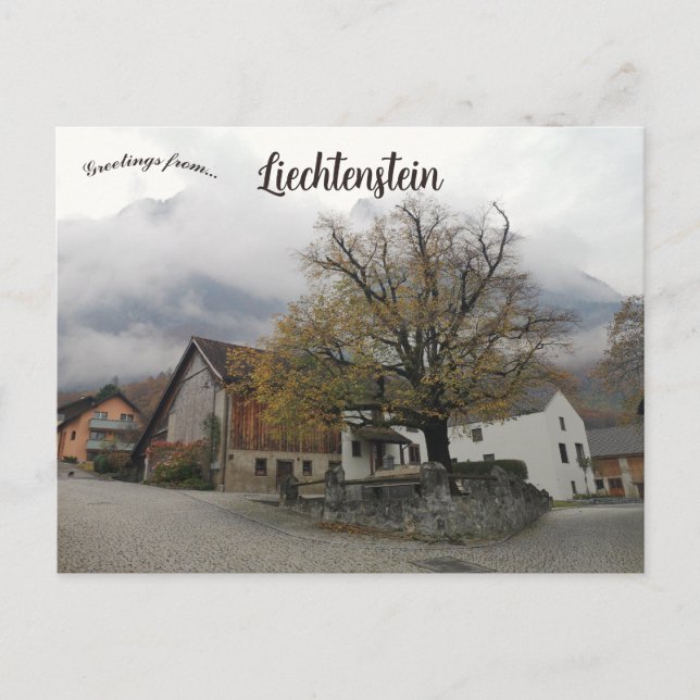 Balzers Liechtenstein Postcard (Front)