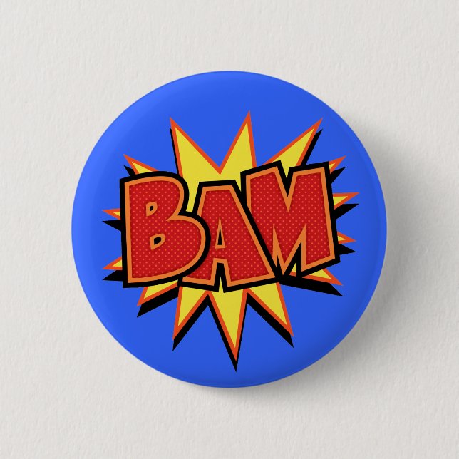 Bam-3 6 Cm Round Badge (Front)