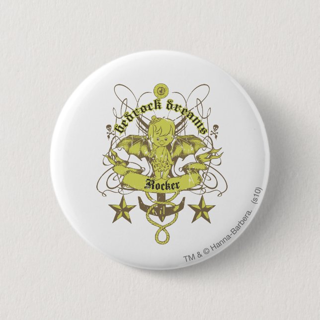 Bam Bam  Bedrock Dreams 6 Cm Round Badge (Front)