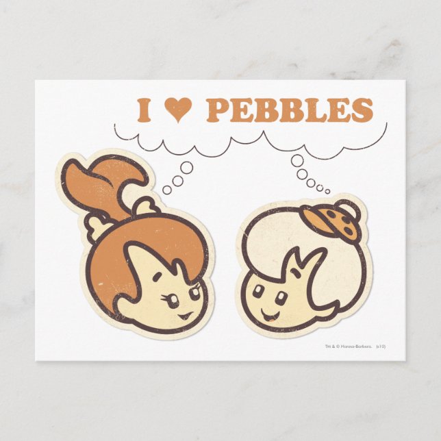 Bam Bam loves PEBBLES™ Postcard (Front)