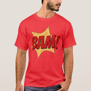 Bam Funny Comic Sound Retro Pop Art Premiumriblend T-Shirt