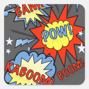BAM! Vintage Comic Sticker 2