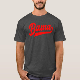 Bama Red Script Alabama TShirt