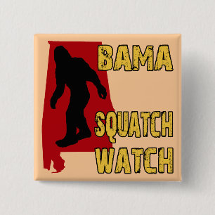 Bama Squatch Watch 15 Cm Square Badge