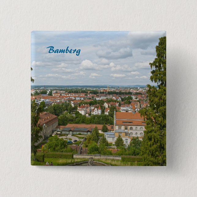 Bamberg 15 Cm Square Badge (Front)