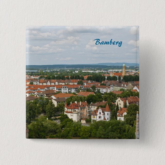 Bamberg 15 Cm Square Badge (Front)