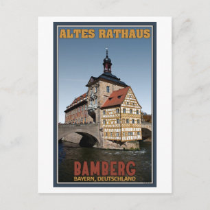 Bamberg - Altes Rathaus Portrait Postcard