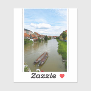 Bamberg Bavaria Regnitz River Painting Effect Art