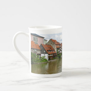 Bamberg Bavaria Regnitz River Painting Effect Art Bone China Mug