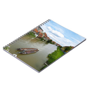 Bamberg Bavaria Regnitz River Painting Effect Art Notebook