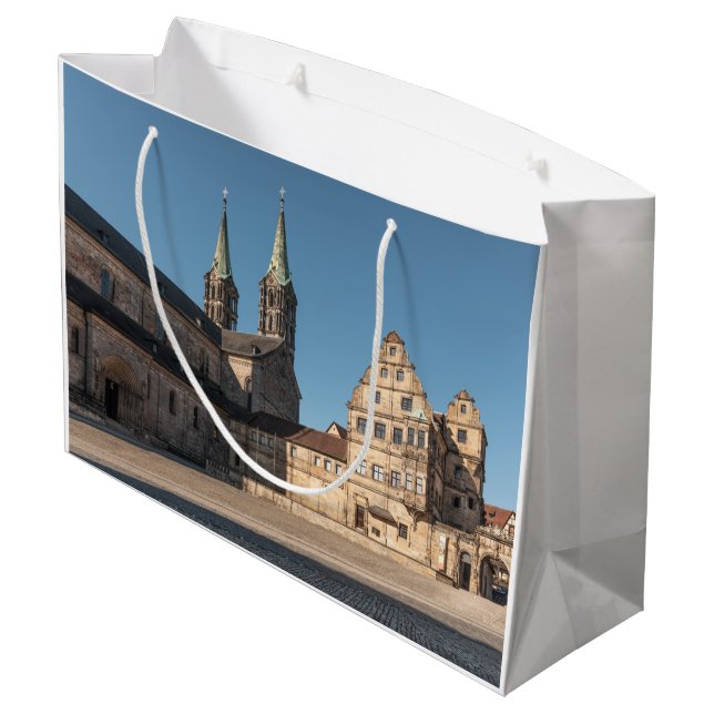 Bamberg Cathedral, Germany Large Gift Bag (Back Angled)
