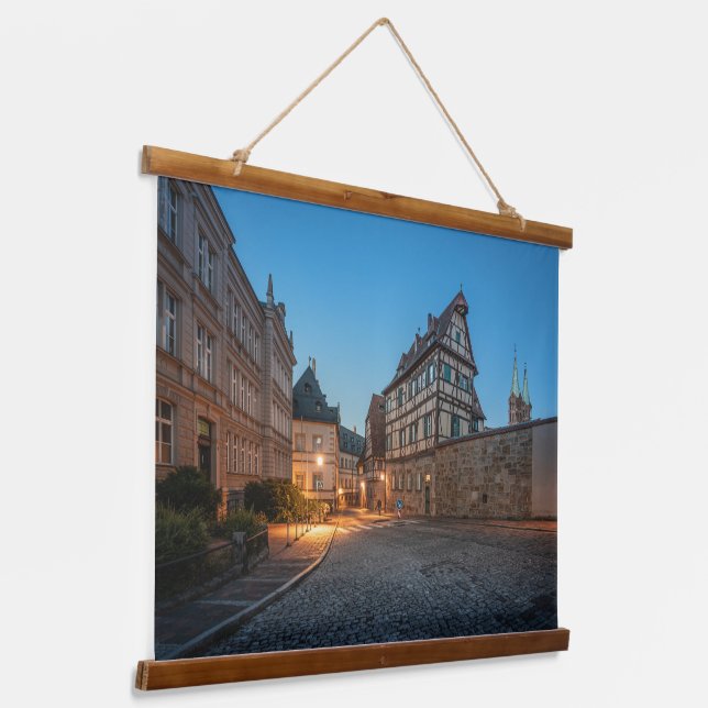 Bamberg Germany Hanging Tapestry (Angled)