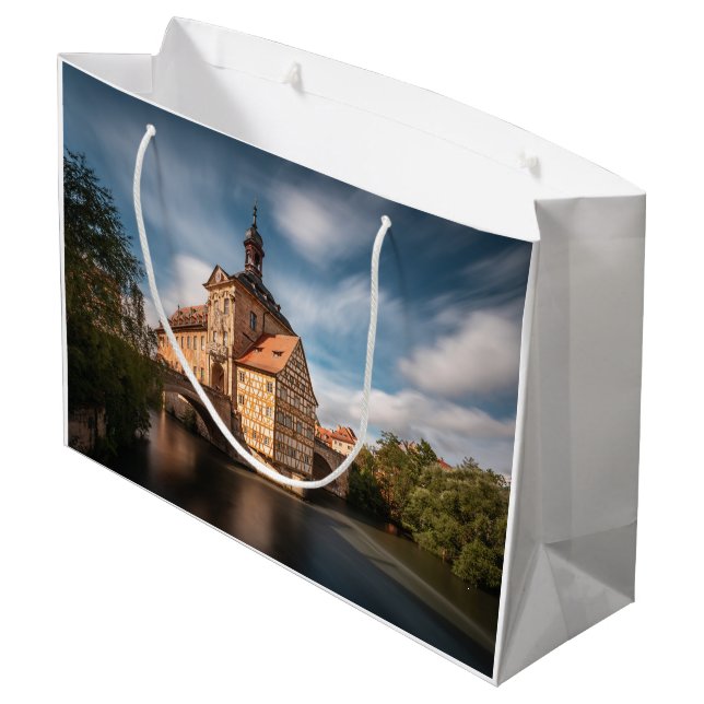 Bamberg Germany Large Gift Bag (Back Angled)