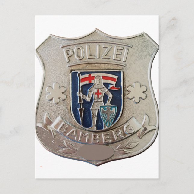 Bamberg Polizei Postcard (Front)