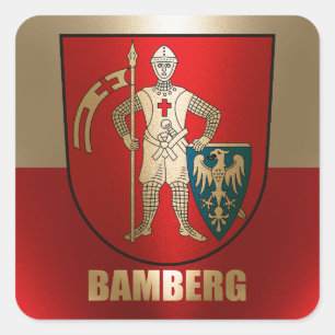 Bamberg square sticker