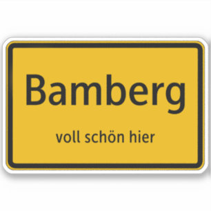 Bamberg Sticker Autosticker