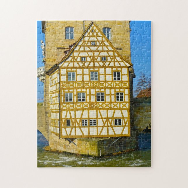 Bamberg Town Hall Fachwerkhaus Germany. Jigsaw Puzzle (Vertical)