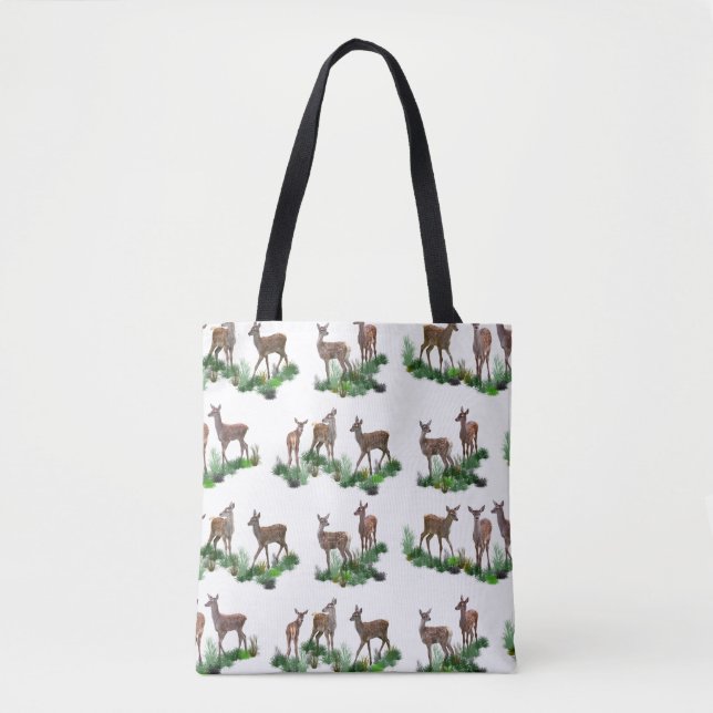 Bambi Meadow All Over Print Bag (Front)