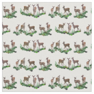 Bambi Meadow Fabric (choose colour)