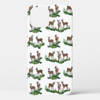 Bambi Meadow iPhone 12 Case (choose colour)