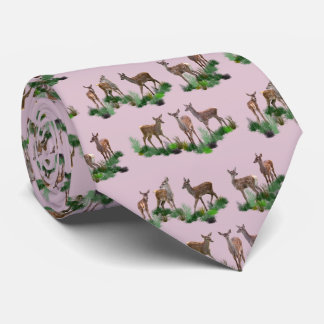 Bambi Meadow Tie (Dusty Pink)