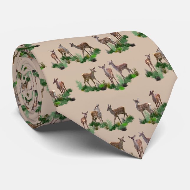 Bambi Meadow Tie (Gold) (Rolled)