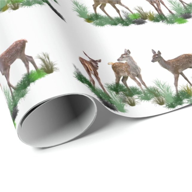 Bambi Meadow Wrapping Paper (choose colour) (Roll Corner)