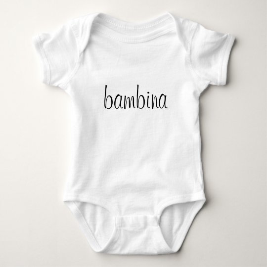 bambina baby bodysuit