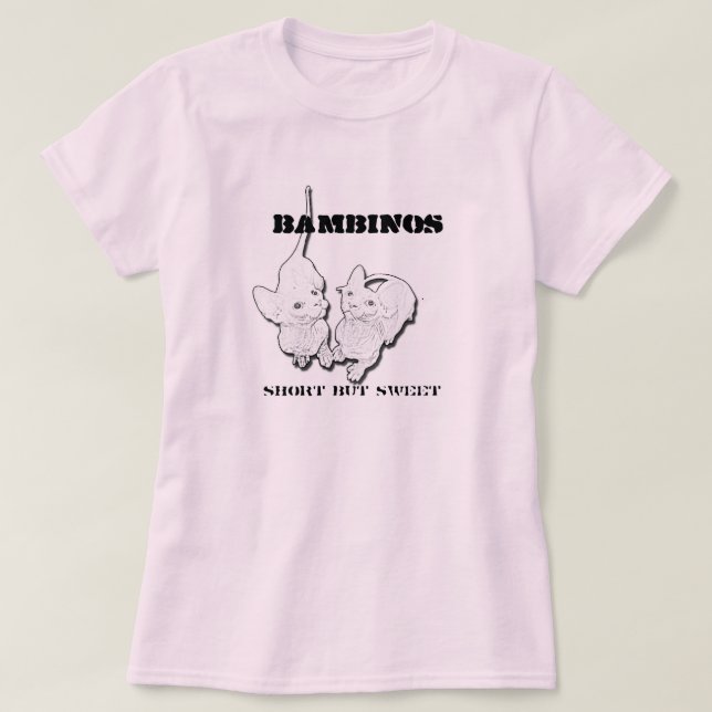 Bambino cat T-Shirt (Design Front)