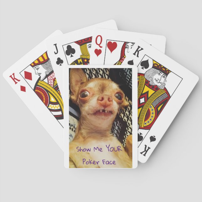 Bambi's Poker Face Playing Cards (Back)
