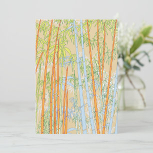 Bamboo 2 thank you card
